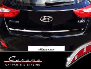 Para Hyundai i30 GD - 3M Cromo Moldura Barra Trasera Protección Perimetral - Imagen 1 de 7