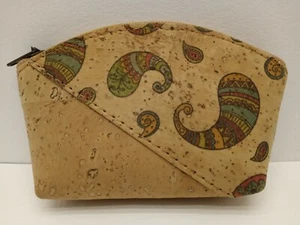 Natural Cork Mini Coin Purse and Small Coin Pouch - Picture 1 of 5