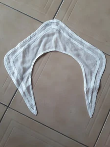  col  ancien voile de coton jours @old collar hand - Picture 1 of 4