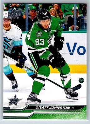 2023-24 Upper Deck Series 2 #308 Wyatt Johnson Dallas Stars - Image 1 of 2