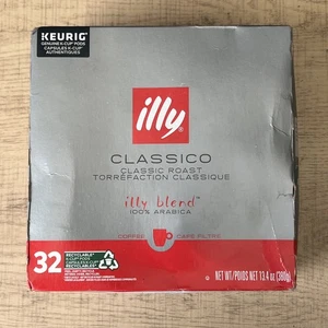 Illy Classico Röstkaffee 32 K Tassen Pods für Keurig, Exp. 11-2026 - Bild 1 von 6