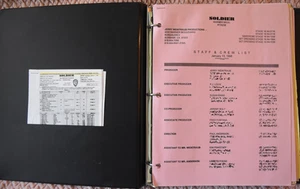 Carpeta grande con películas y series de televisión originales "Listas de personal y equipo" - Imagen 1 de 13