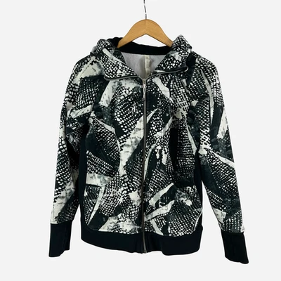 Lululemon Size 10 Scuba Hoodie III Static Mist White Black - Image 1 of 4