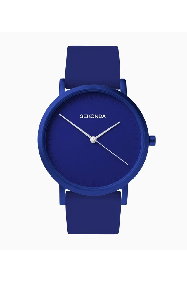 Sekonda Ladies Dark Blue Silicone Strap 36mm Casual Watch 40552 - Image 1 of 1