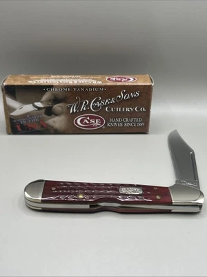 CASE XX 61549L SS Large Copperlock - Old Red Bone Handle Pocket Knife | See Note - Image 1 of 4
