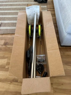 Big Jon Trolling Systems Pialla manuale doppia in alluminio PM00371 - Immagine 1 di 4