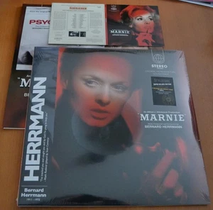 Bernard Herrmann ‎Marnie - 2 LP Scarlet Vinyl + CD + 7"  SDE Stylotone + Extras - Picture 1 of 9