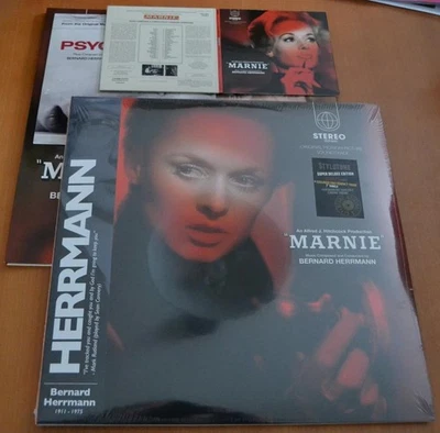 Bernard Herrmann ‎Marnie - 2 LP Scarlet Vinyl + CD + 7"  SDE Stylotone + Extras - Image 1 of 4