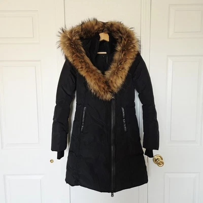 Sz Small Mackage KAY-F Down coat with natural fur Signature Mackage Collar - Image 1 of 4