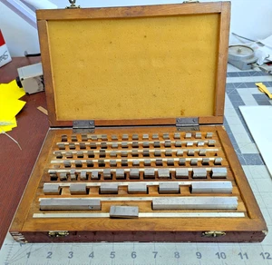 81 Piece Rectangular High-Grade Steel Block Set Grade B 0.05” ~ 4'' [RSOF]#1 - Picture 1 of 12