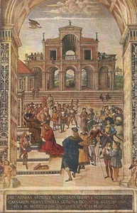 ART - Siena, ITALY - Cathedral Library - Pinturicchio Frescoes - Picture 1 of 2