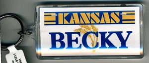 PORTACHIAVI NOME KANSAS BECKY (LN-03-459) - Foto 1 di 1