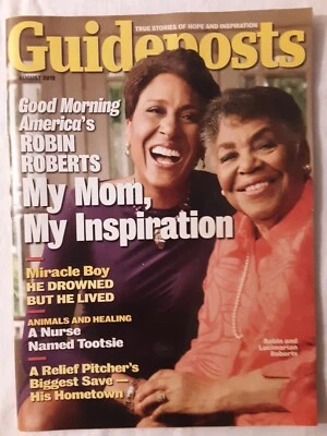 Guideposts Aug 2012 GMA Robin Roberts FREE SHIPPING NY Yankee David Robertson - Image 1 of 4