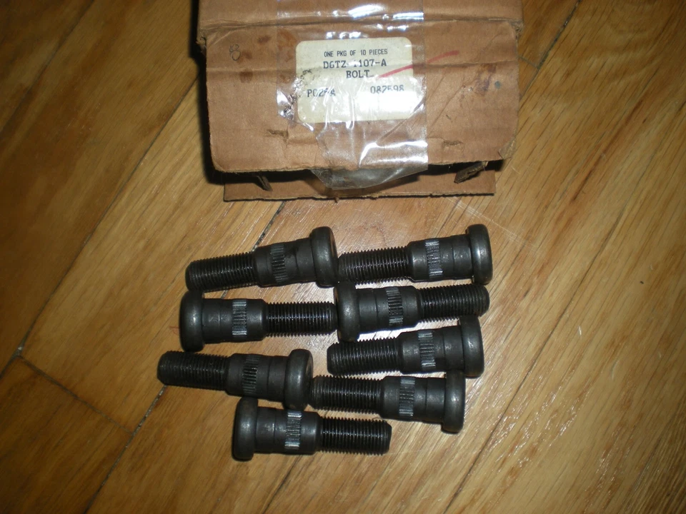 NOS 1976 Ford Truck Wheel Hub Bolts D6TZ-1107-A - 8 - Image 1 of 1