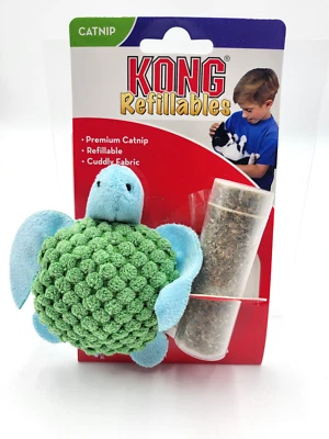 Kong Refillables Catnip Turtle Plush Cat Toy - Image 1 of 4