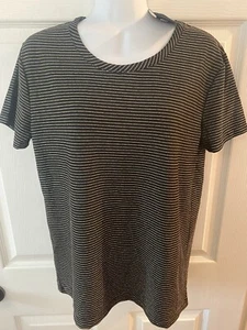 Chaser Women’s Size S Gold Black Glitter Striped T shirt NWOT Bodycon Dressy - Picture 1 of 6
