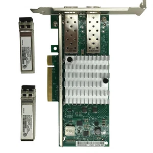 Adaptateur réseau convergé Ethernet double port X520-DA2 pour Intel 82599ES - Photo 1/14