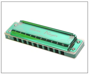 EASTTOP PR020 10 Holes Diatonic Harmonica Blue Harp Harmonica Musical Instrument - Picture 1 of 11