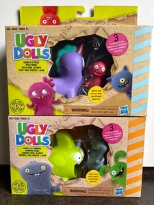 Ugly Dolls Squish & Go Peggy Set + Sharwhal Play Set w/ Surprises 2018 Hasbro - Picture 1 of 6