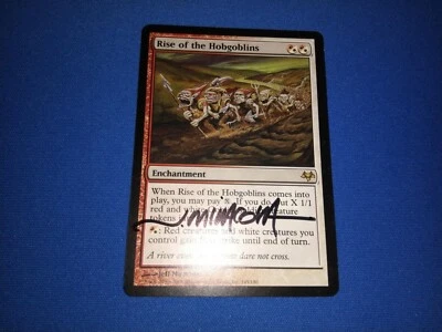MTG Magic Rise of the Hobgoblins Signed Artist Proof x1 Eventide Jeff Miracola - Image 1 of 2
