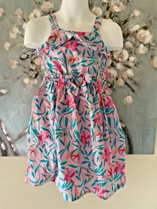 Jessica Simpson Girls' Summer Dress 24 months Birds of Paradise toddler tropical - Picture 1 of 11