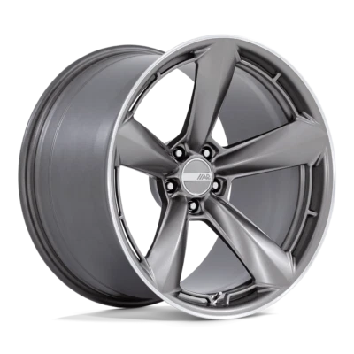 American Racing TTF 20x9.5 5x120 15mm Matte Anthracite With Machined Lip Wheel - Image 1 of 2