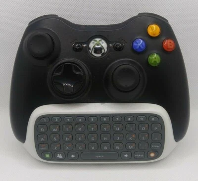 ✈️  Microsoft Xbox 360 Wireless Controller With Chatpad Model X814365-001 - Image 1 of 4