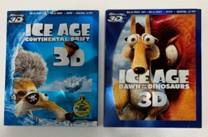 Ice Age: Continental Drift 3D & Dawn of the Dinosaurs 3D (Blu-ray 3D/2D + DVD) - Imagen 1 de 11