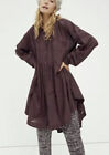 New 168 Free People Victorian Buttondown Tunic Top Size S Z228 15