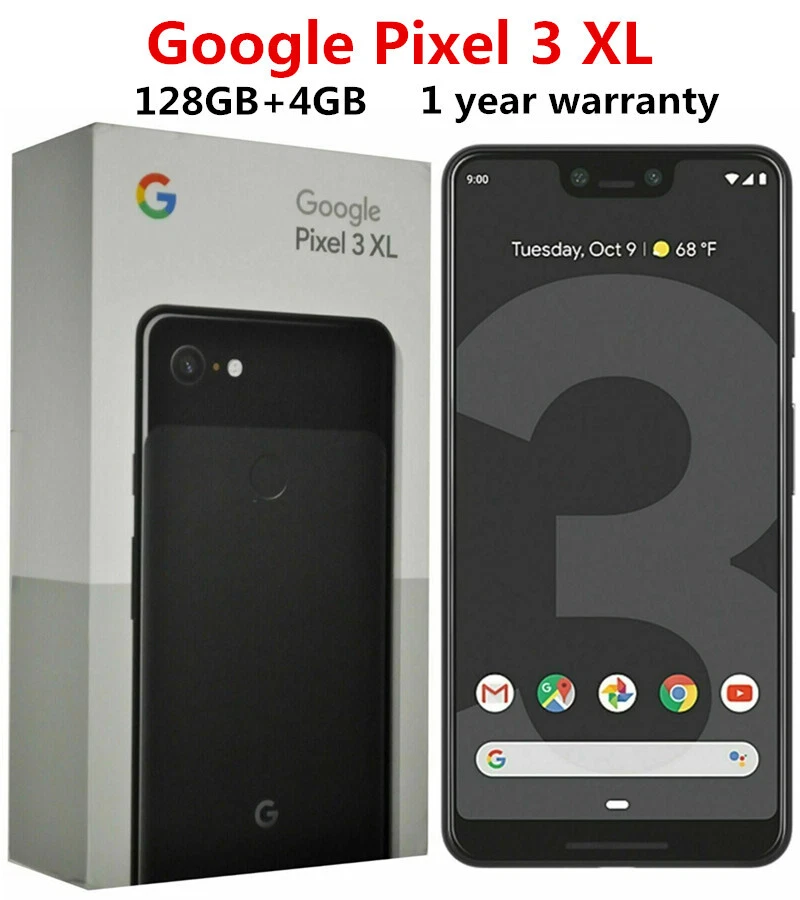 Smartphone Original Google Pixel 3 XL 6.3" 128GB 12MP 4G LTE Desbloqueado Nuevo Sellado Foto 1 de 4