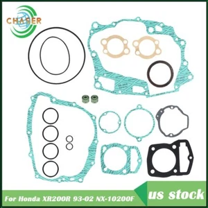 Complete Full Gasket Kit Fit For Honda XR200R - NX-10200F 1993-2002 US - Picture 1 of 10