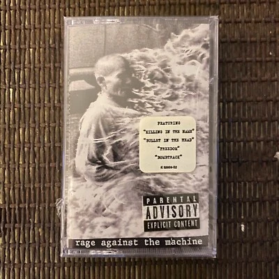 Rage Against The Machine S/T Cassette 1992 Epic Associated w/Hype SEALED - Image 1 of 4