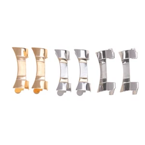Stainless Steel Watch Strap Link Curved End Watch Band Wristwatch Link Too*eh - Picture 1 of 30
