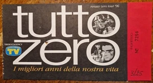 RENATO ZERO Biglietto Concerto usato TUTTO ZERO - ANNO 1996 - Imagen 1 de 2