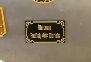 Imán para automóvil y nevera inspirado en Haunted Mansion Welcome Foolish Mortals - Imagen 1 de 9