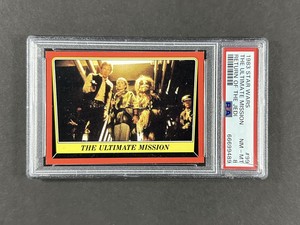 1983 STAR WARS Return of the Jedi #99 Chewbacca & Han Solo & Princess Leia PSA 8