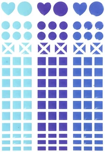 Mosaik-Sticker 138Sticker in verschiedenen Farben Basteln Dekorieren Geschenk - Bild 1 von 10