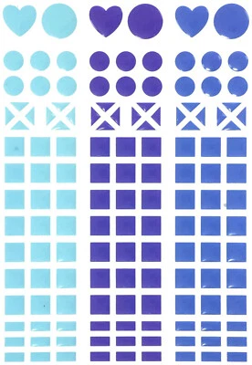 Mosaik-Sticker 138Sticker in verschiedenen Farben Basteln Dekorieren Geschenk - Bild 1 von 4