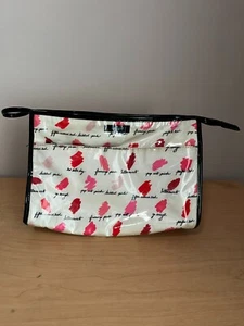 KATE SPADE NY Lipstick Swatch Print Clutch Bag 12"x8"x4" Excellent Condition - Picture 1 of 2