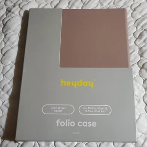 Heyday Folio Etui für 10,2 Zoll iPad & 10,5 Zoll iPad Air Warm Taupe Neu offene Box - Bild 1 von 4