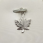 PENDENTIF FEUILLE D'ÉRABLE WINDSOR ARGENT STERLING 925 0,9 g