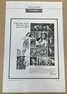 LIBRO DE PRENSA WEST SIDE STORY NATALIE MADERA RITA MORENO RR68 (1961) SIN CORTES - Imagen 1 de 5