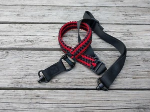 1 and 2 Point QD Rifle Sling USA MADE Paracord Rifle Sling - Picture 1 of 57