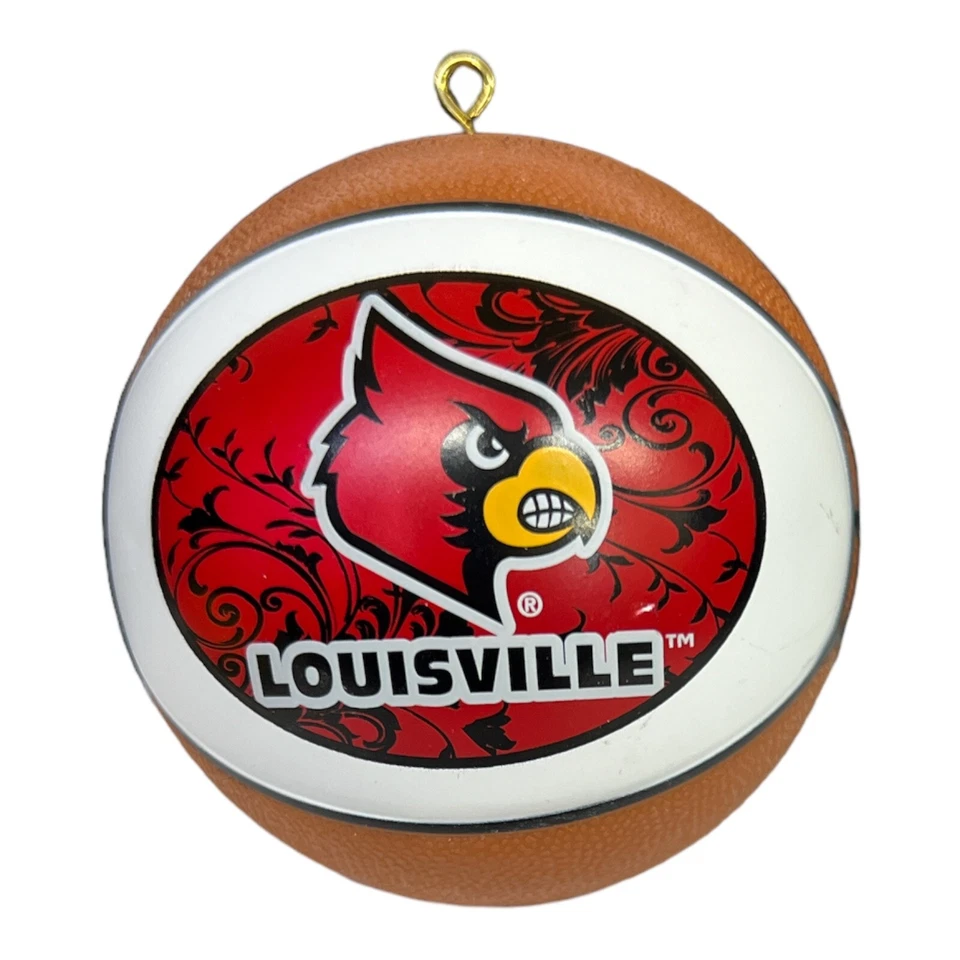 Réplica de adorno de baloncesto Louisville Cardinals 2 5/8 Foto 1 de 1