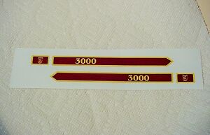 MARX CANADIAN PACIFIC 3000 MAROON & YELLOW LOCO ENGINE SIDE DECAL 2/SET LOOK!