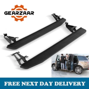 Black Aluminium Side Steps Running Boards For Range Rover Sport Vogue L405 L494 - Picture 1 of 16