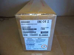 Zebra CRD5501-4000CR 4-Slot Docking Station Cradle MC55/MC65/MC67 NEW NEU NUOVO - Afbeelding 1 van 3