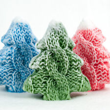 Christmas tree knitted silicone mold soap mold silicone candle molds cake mold 