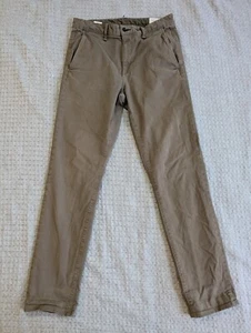 Rag Bone Pants Men 30 Fit 29x29 Army Green Stretch Twill Slim Fit Made in USA - Picture 1 of 12