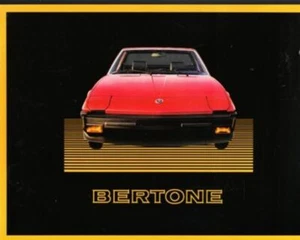 Original Verkaufsprospekt Bertone 1985 85 - Bild 1 von 1